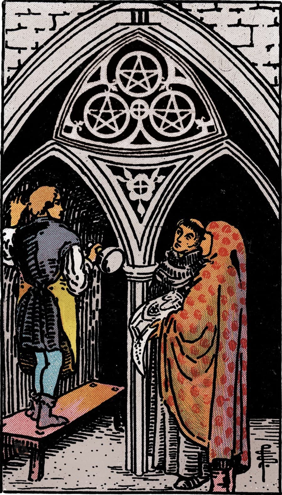 Pentacles Three