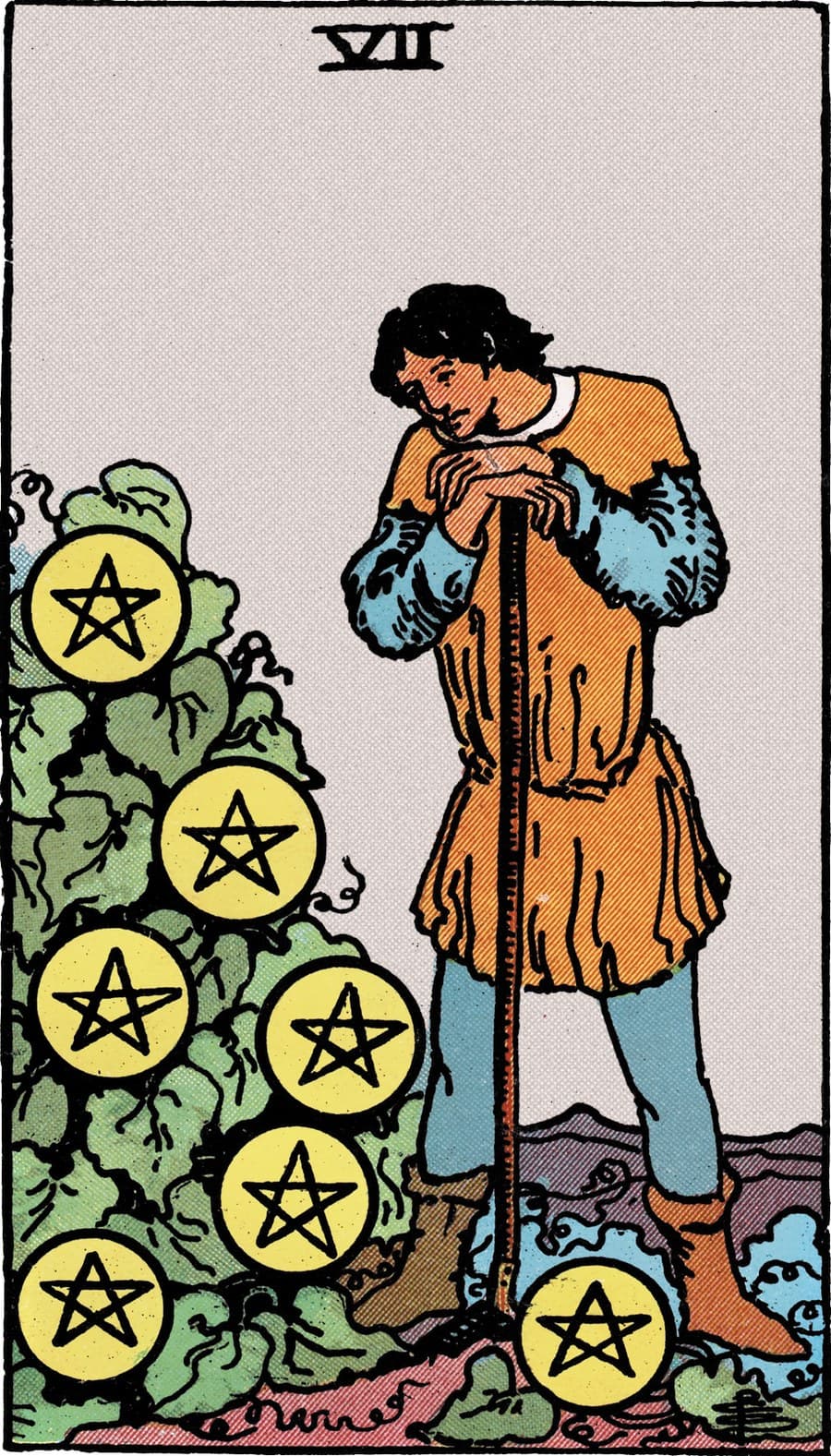 Pentacles Seven
